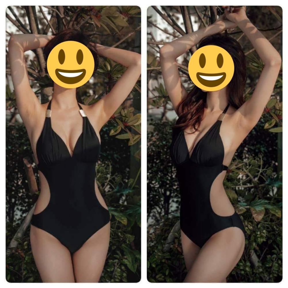 Like new halter one piece swimsuits